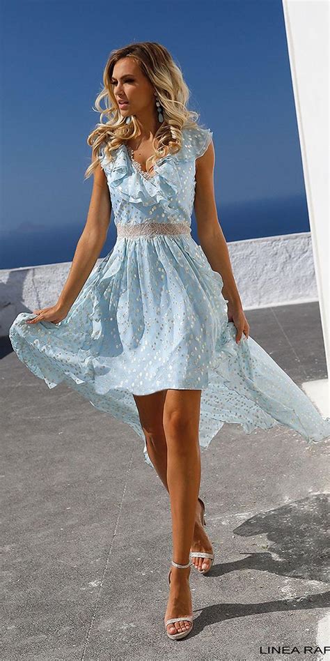 blue summer wedding guest dresses.